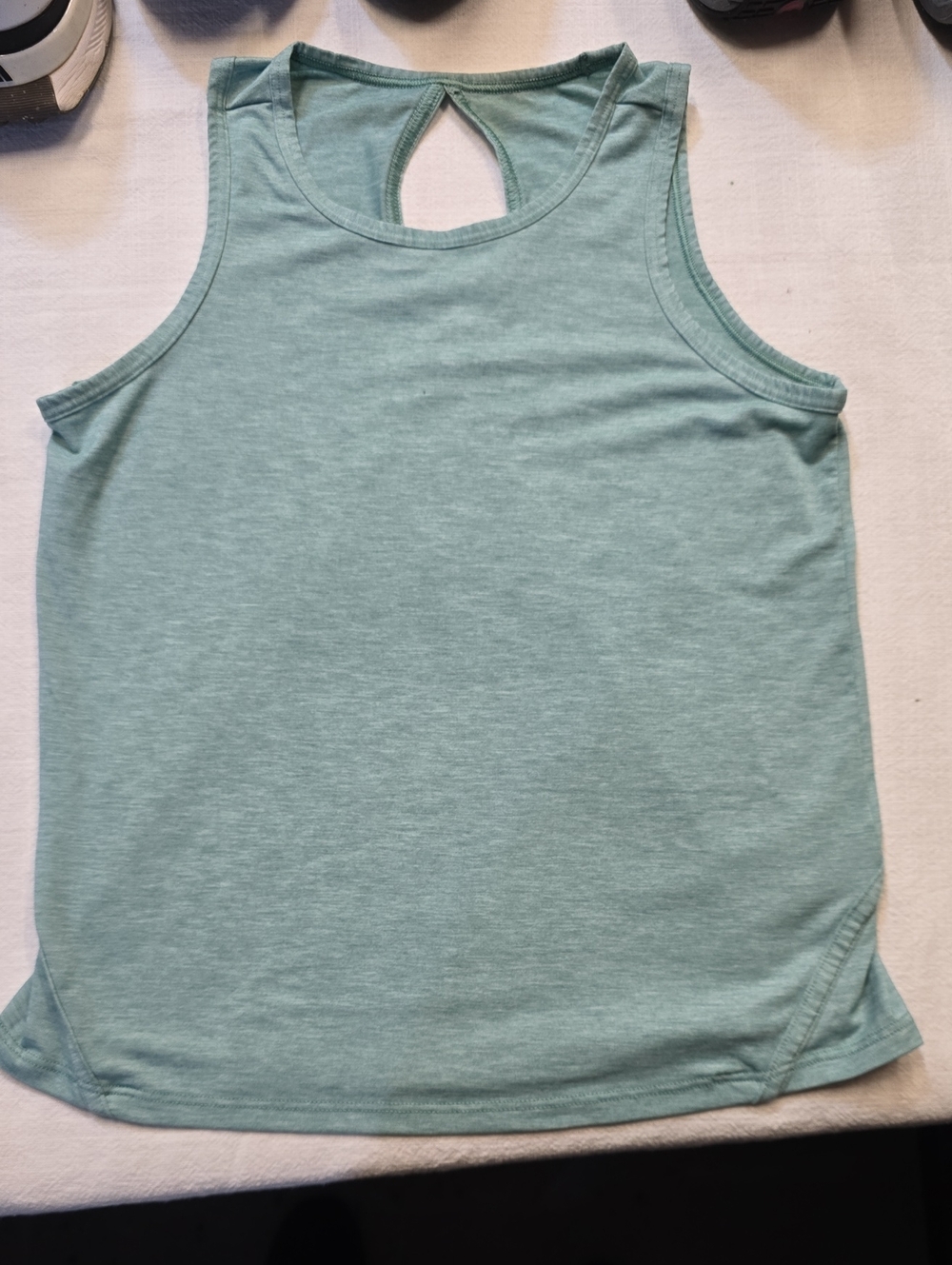 Light Teal Racerback Tank Top